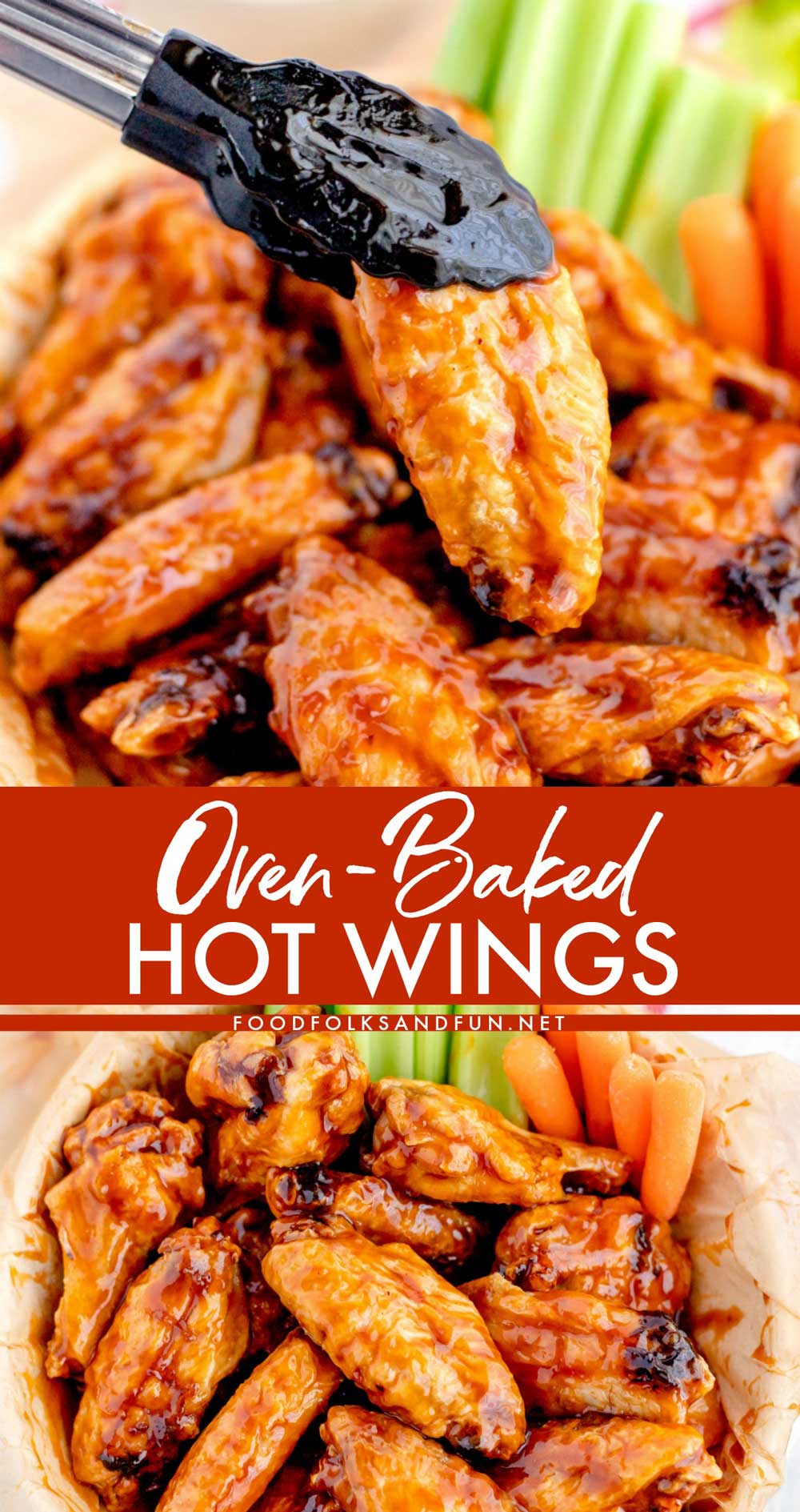 These Dr. Pepper Baked Chicken Wings are sweet, spicy and so delicious! They’re an easy game day recipe that is roasted and not fried! via @foodfolksandfun