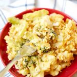 This Broccoli Cauliflower Casserole is cheesy and oh so delicious!