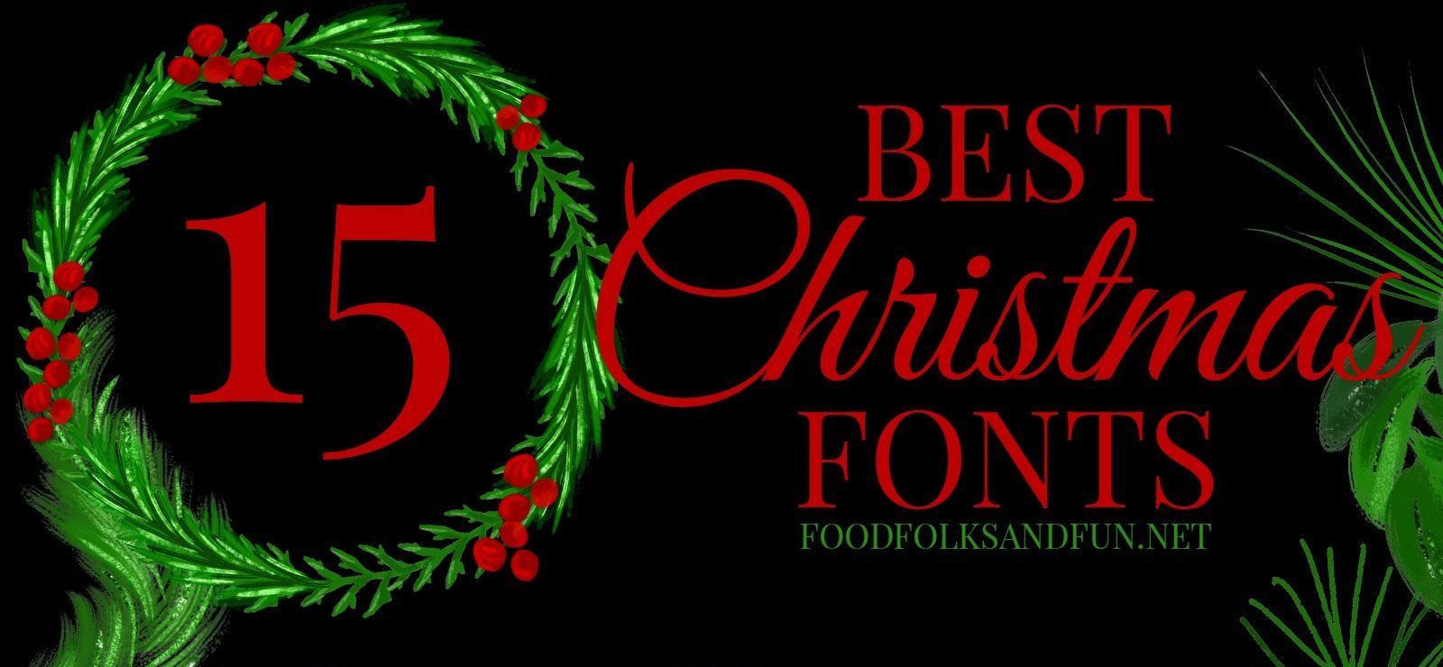 Favorite Christmas Fonts to download