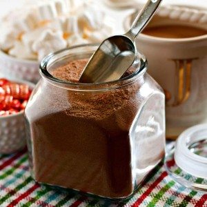 This homemade hot chocolate mix makes a rich, indulgent, chocolaty treat. It is SO easy to make, let me show you how!