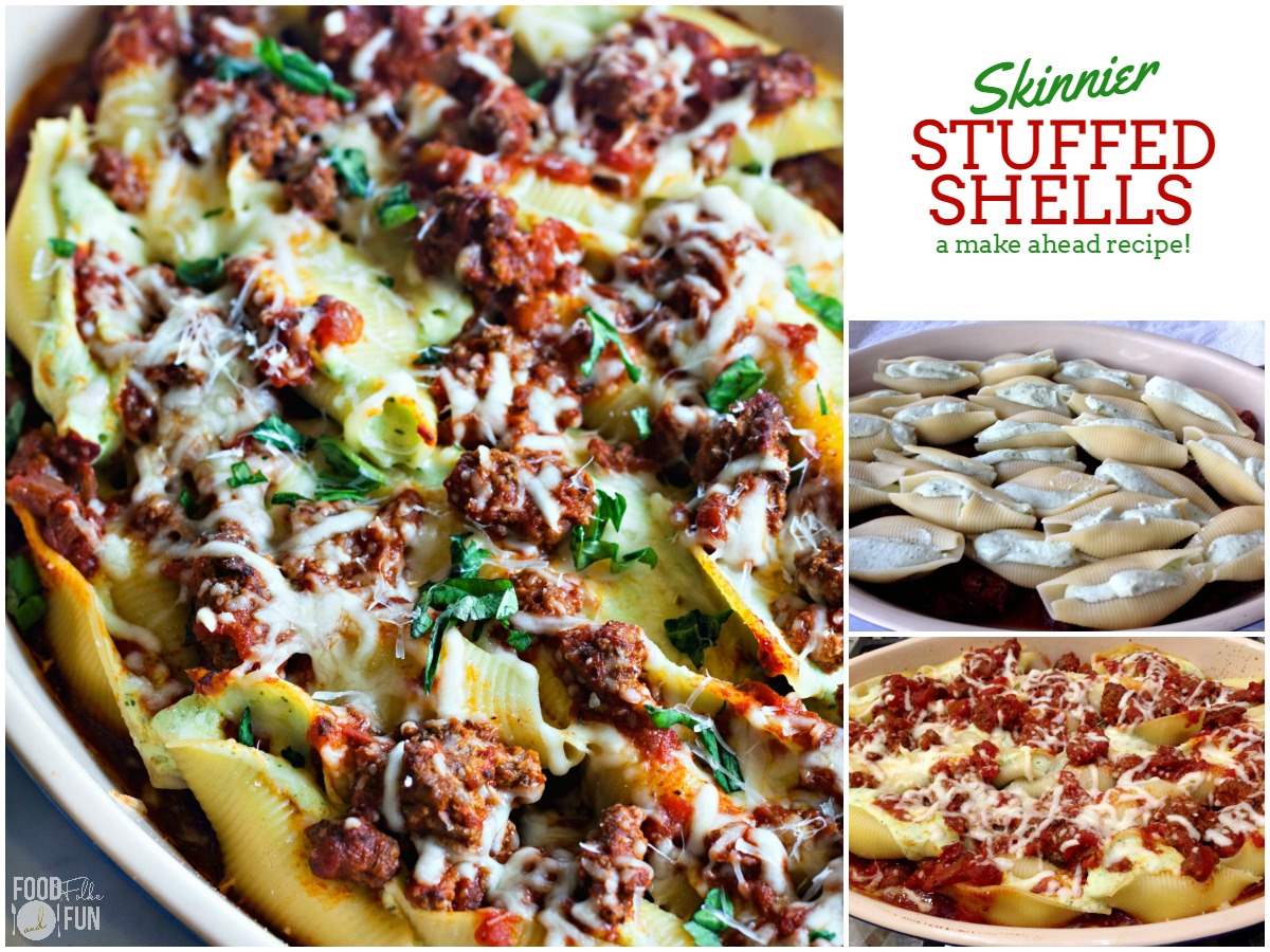 Skinnier Stuffed Shells Recipe + GIVEAWAY! • Food, Folks and Fun