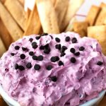 This Cherry Chocolate Cheesecake Dip is a fun dessert to serve at parties.