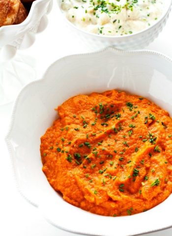 Carrot Puree in a large bowl