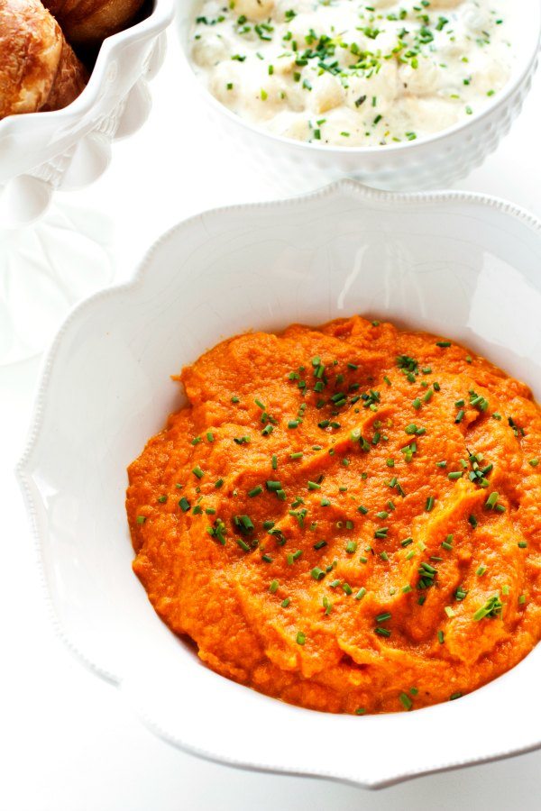 Carrot Puree in a large bowl