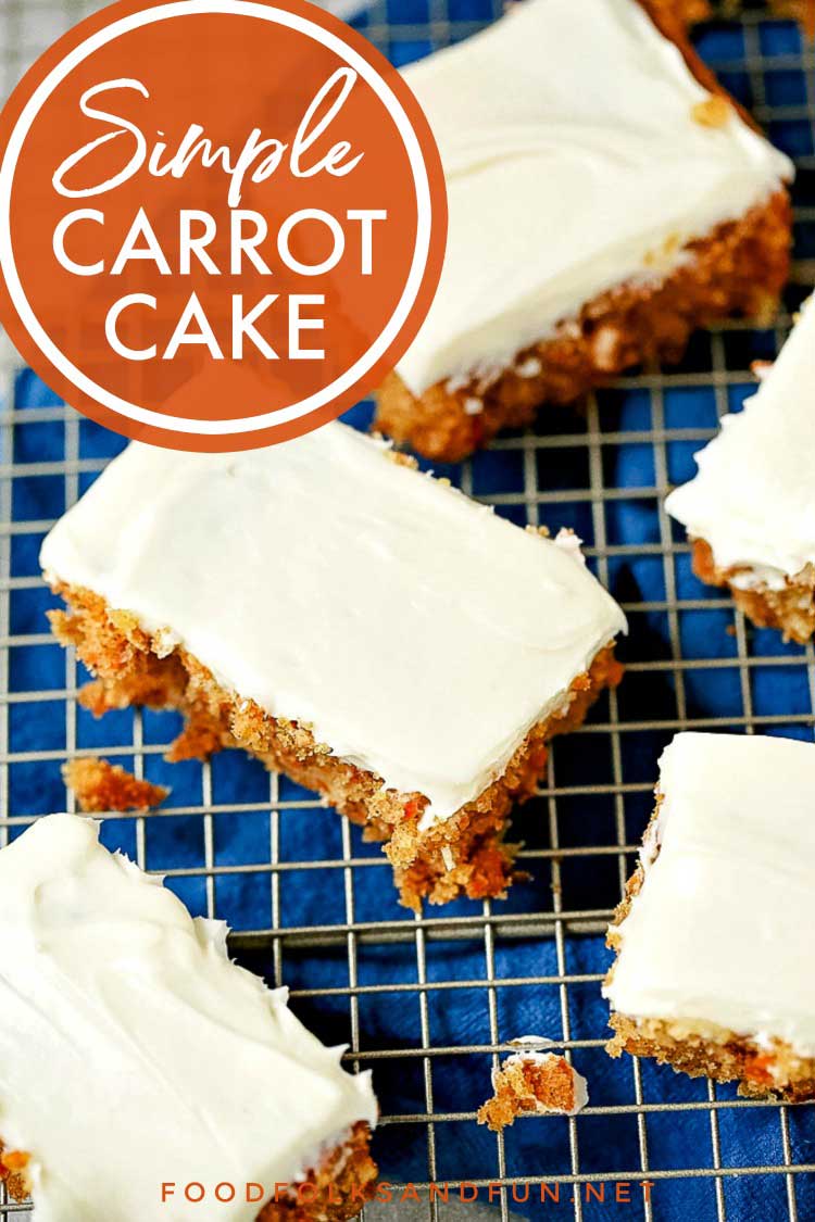 Simple recipe for carrot cake