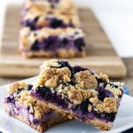 This Creamy Blueberry Crumb Bars recipe is just the thing for using up fresh, in-season blueberries! They’re utterly delicious and simple to make!