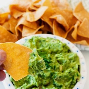 This quick and easy Garden Veggie Guacamole recipe is full of fresh vibrant ingredients like shallots, bell peppers, dill and chives.