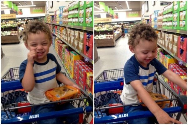 Shopping with Kids at ALDI