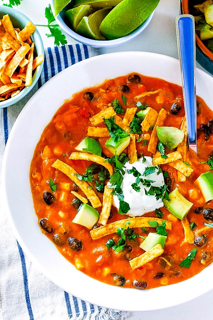 Chicken Enchilada Soup – a quick & easy recipe