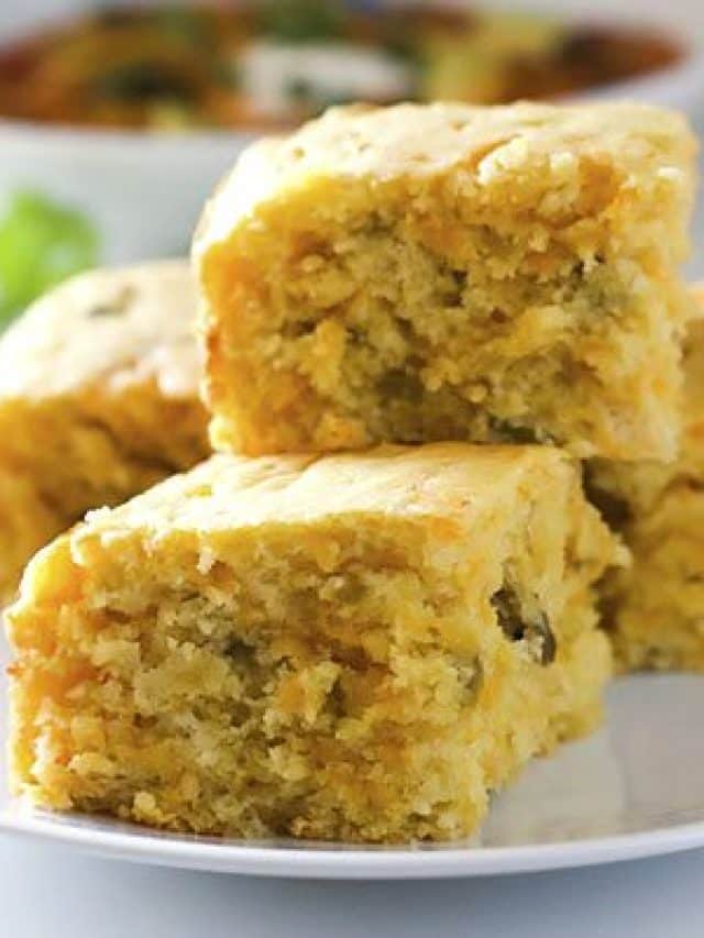 Green Chile and Cheddar Cornbread Story