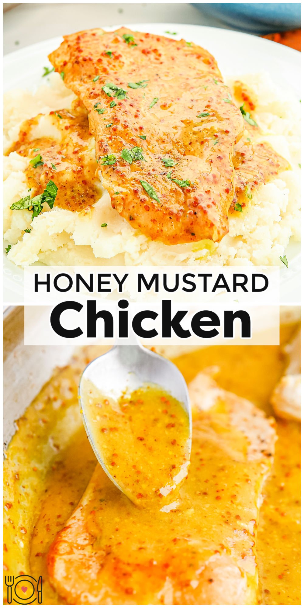 This easy, saucy, tangy, succulent Honey Mustard Chicken recipe is a tasty weeknight meal that everyone will not just love but devour!  via @foodfolksandfun
