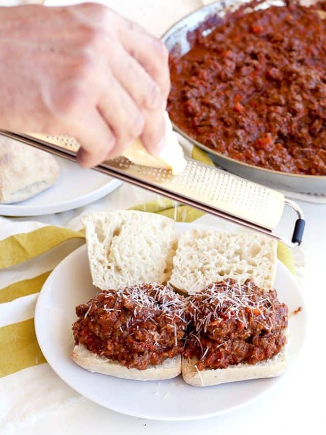 Beef Bolognese Sloppy Joes Story