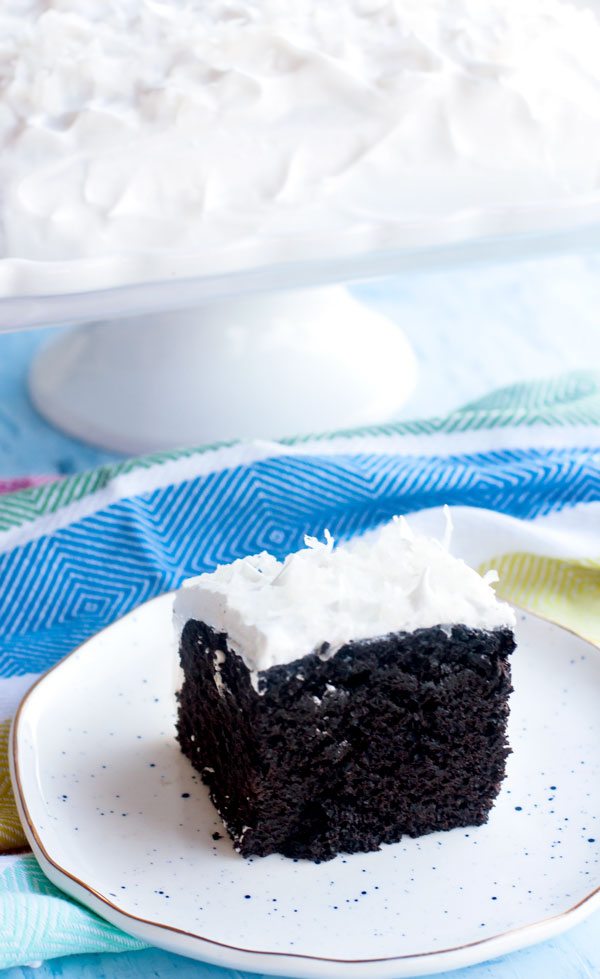 Devil’s Food Cake with Seven Minute Frosting