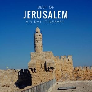 In this Best of Jerusalem Travel – a 3 Day Itinerary, discover the best of what this holy city has to offer and how to see it in in just 3 days!