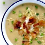 This Slow Cooker Loaded Baked Potato Soup is a winter classic. It's some serious comfort food, and perfect for busy weeknights.