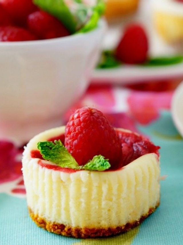Raspberry Swirl Cheesecake Cupcakes Story