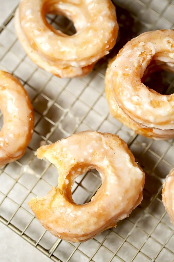 Puff Pastry Cronuts with Buttermilk Glaze