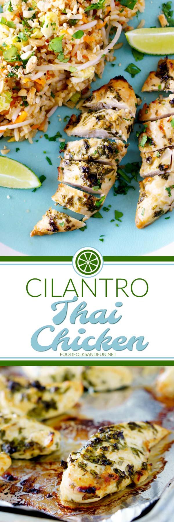 Delicious Cilantro Thai Chicken Recipe that's so easy to make!