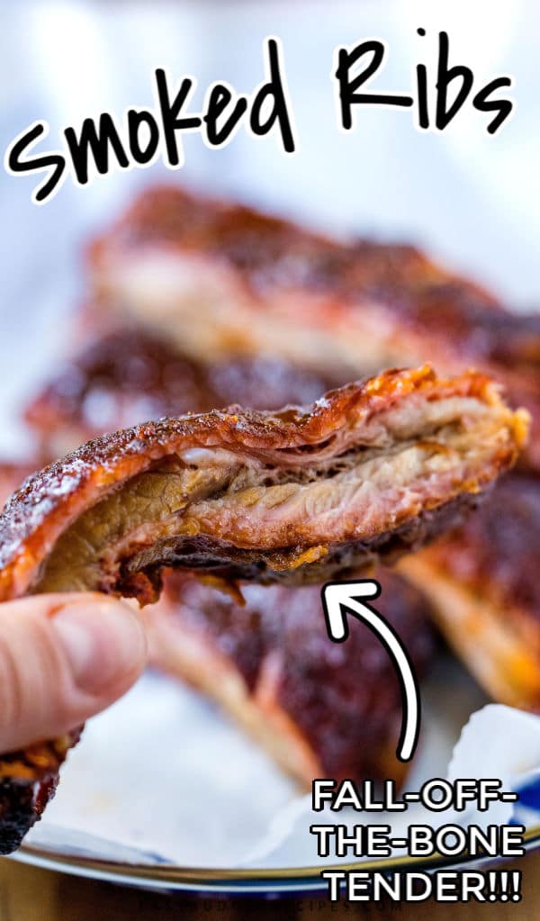 This Smoked Ribs recipe is juicy, succulent, and so flavorful. These smoked spare ribs are perfect for your next summer BBQ and cost just $1.85 per serving to make! via @foodfolksandfun