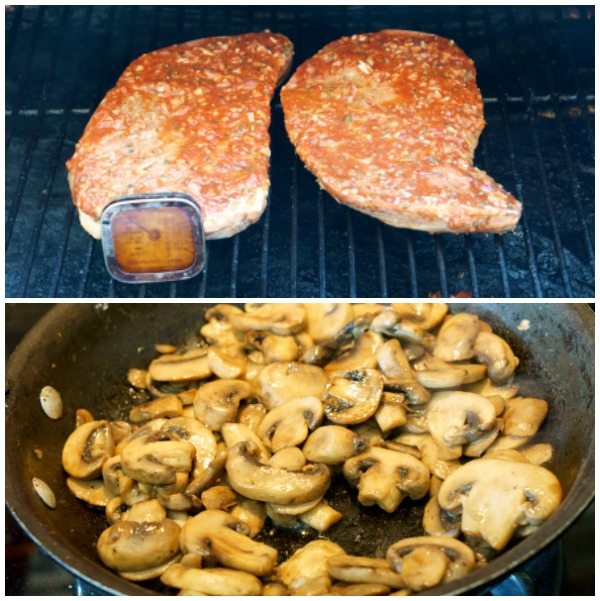 Step 4 of how to make Grilled Steak Marsala