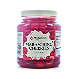 a jar of maraschino cherries
