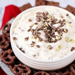 Easy Andes Mint Cheesecake Dip