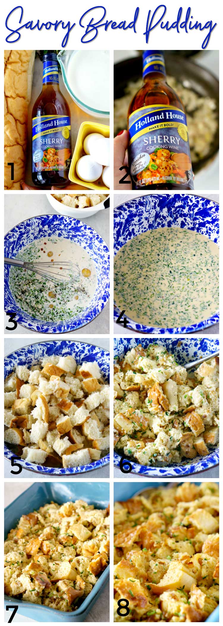 Step-by-Step How to Make Savory Bread Pudding