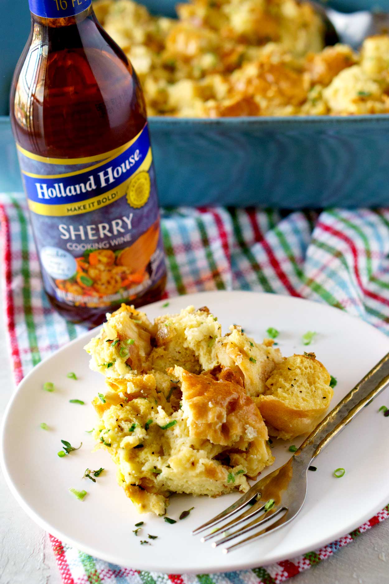 Savory Bread Pudding: a brunch and side dish recipe