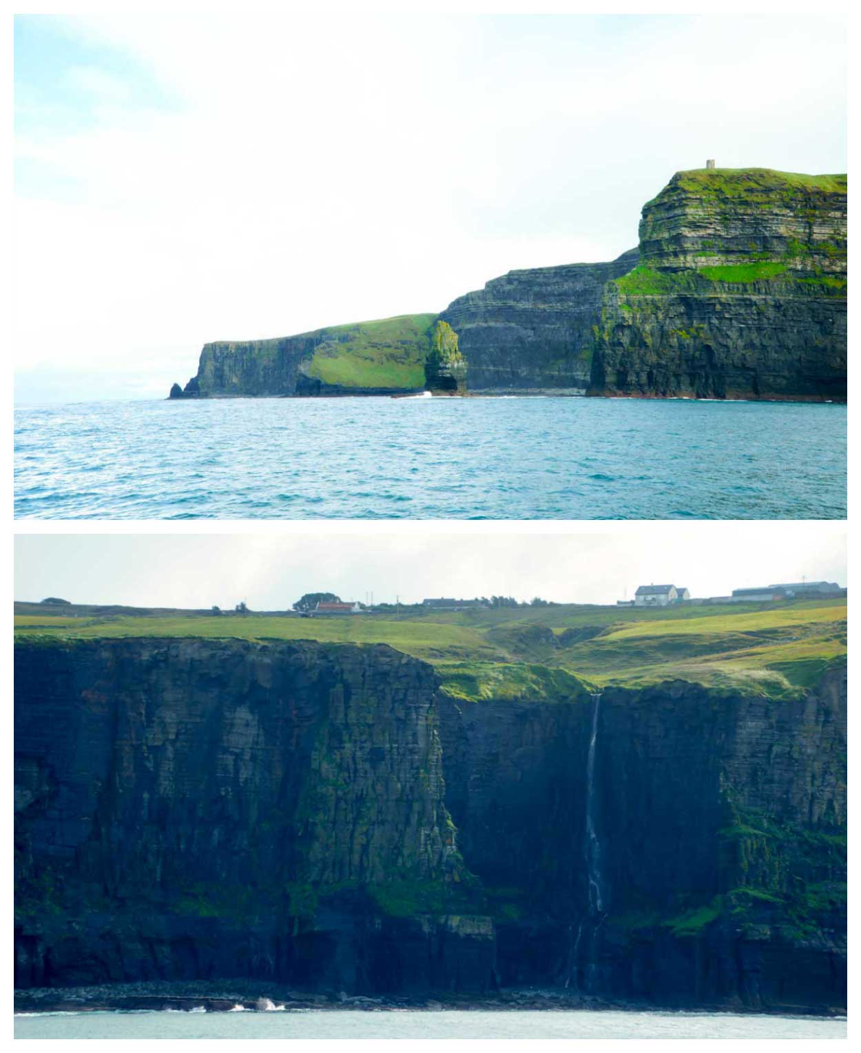 The Cliffs of Moher from the sea