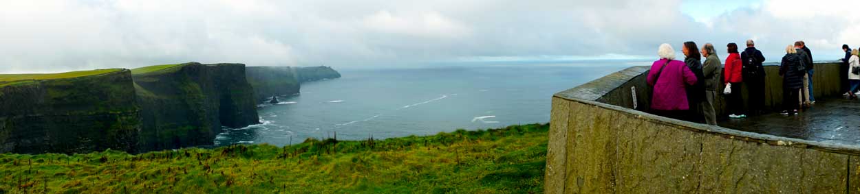 Panorama of The Cliffs of Moher