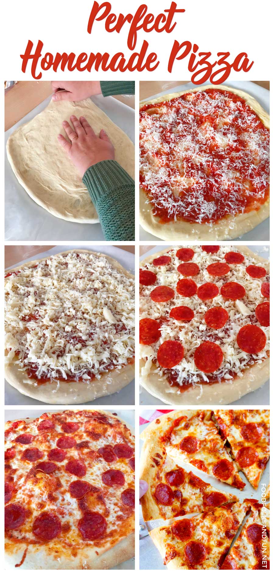 How to Make Homemade Pizza - it's seriously the best pepperoni pizza recipe!