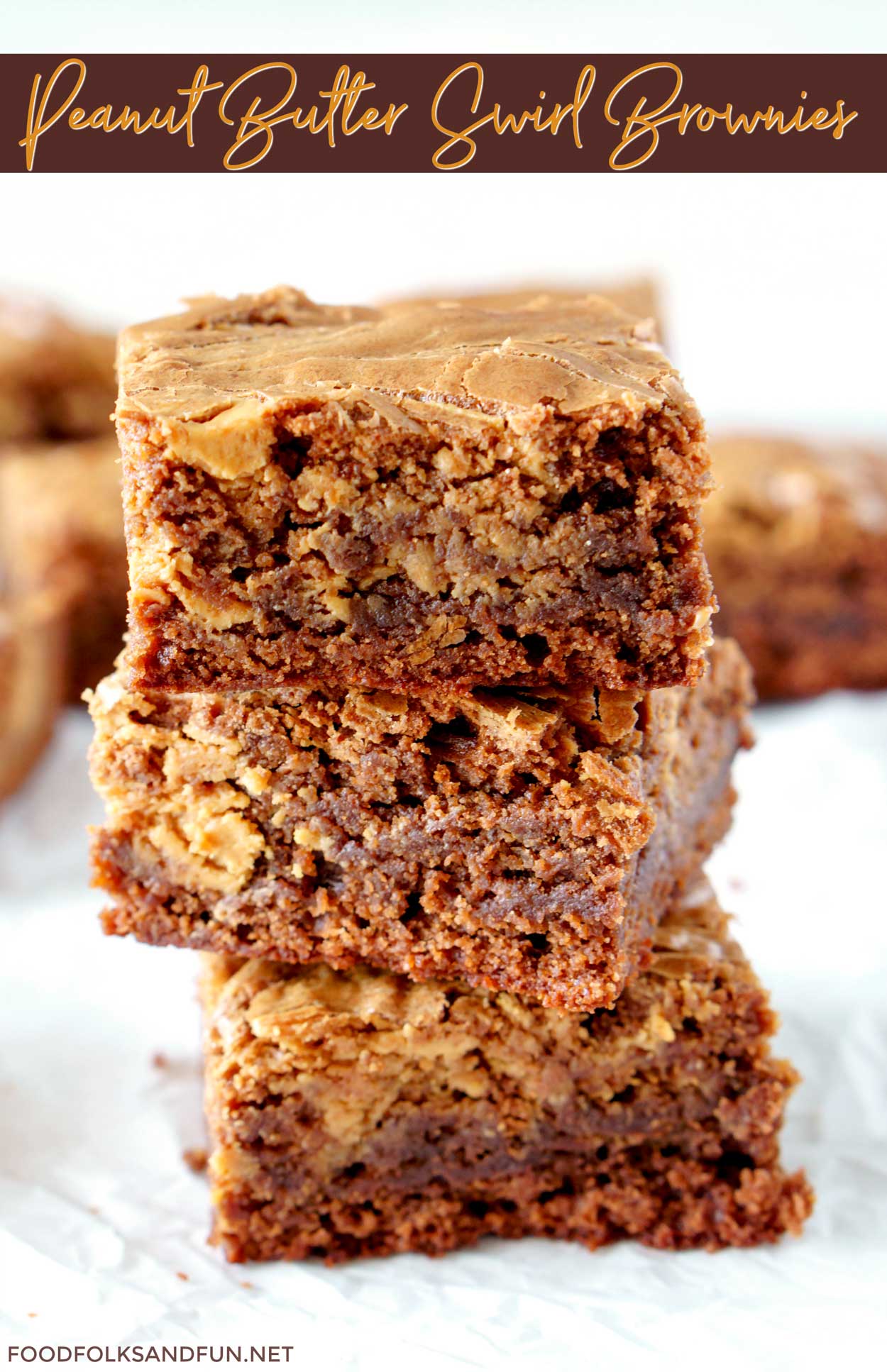 Brownies with Peanut Butter Swirl