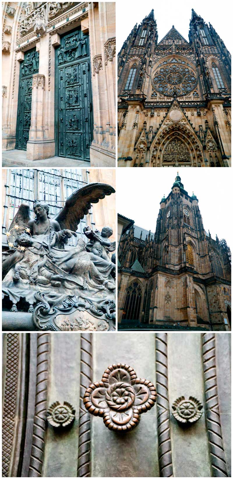 St. Vitus Cathedral part of the Castle Complex in Prague