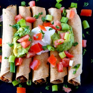 Easy Taquitos that are made in the oven.