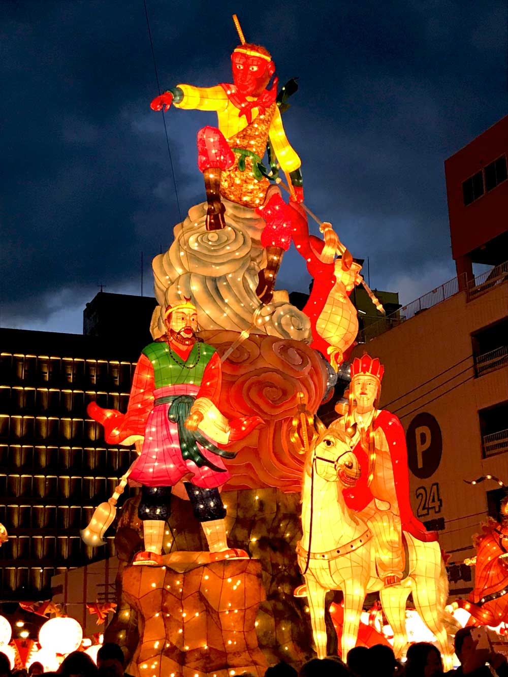 Nagasaki Lantern Festival throughout the city
