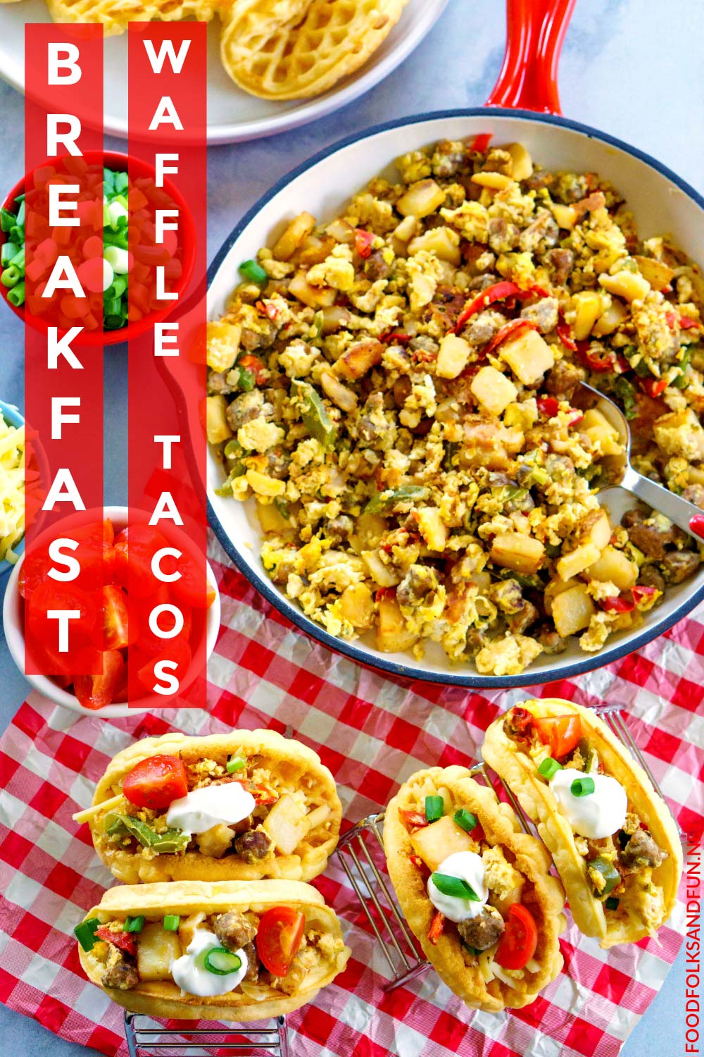 Easy and delicious Breakfast Tacos!