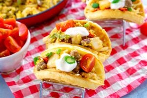 The Best brinner EVER - Waffle Tacos!