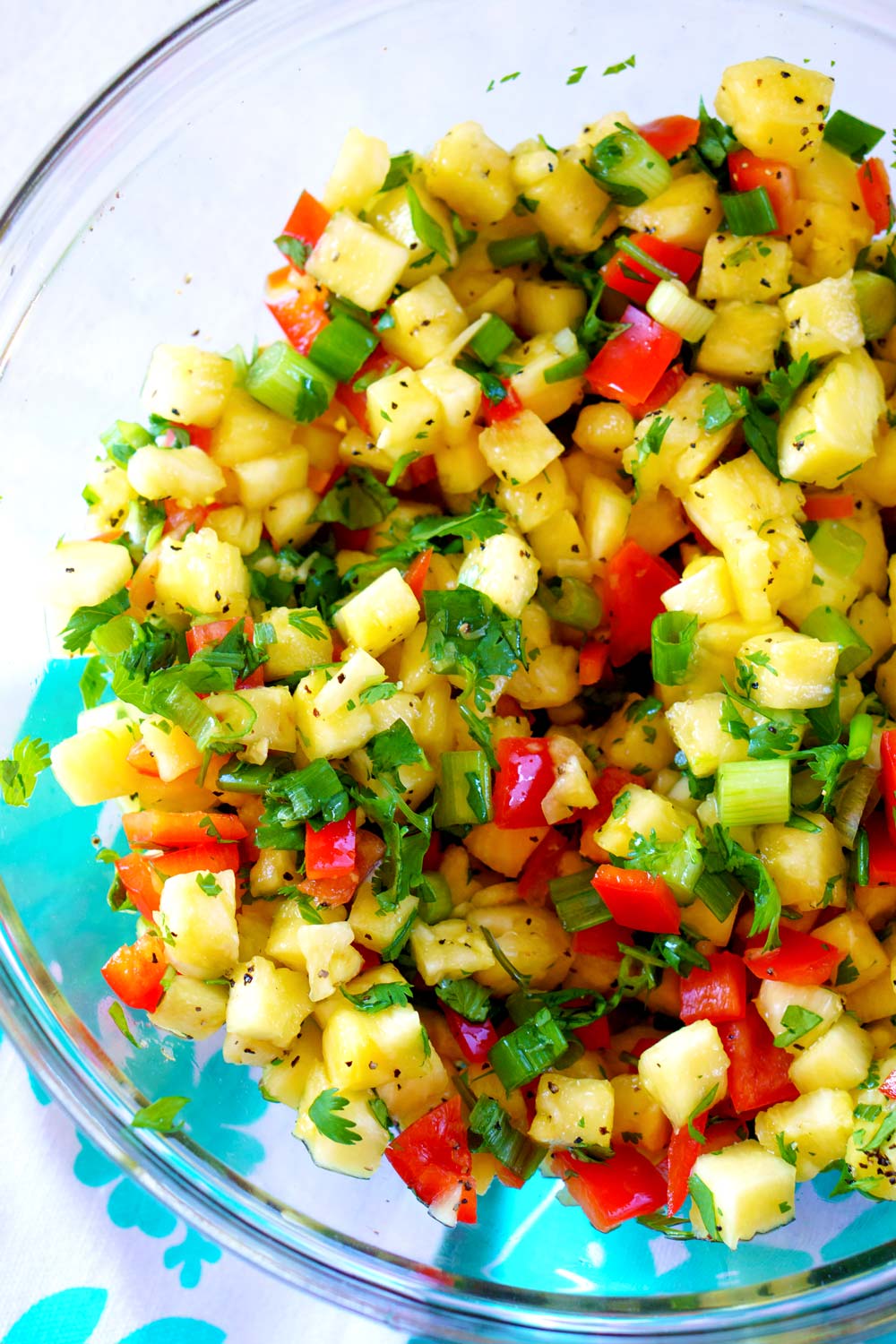 Pineapple Salsa made in just minutes!