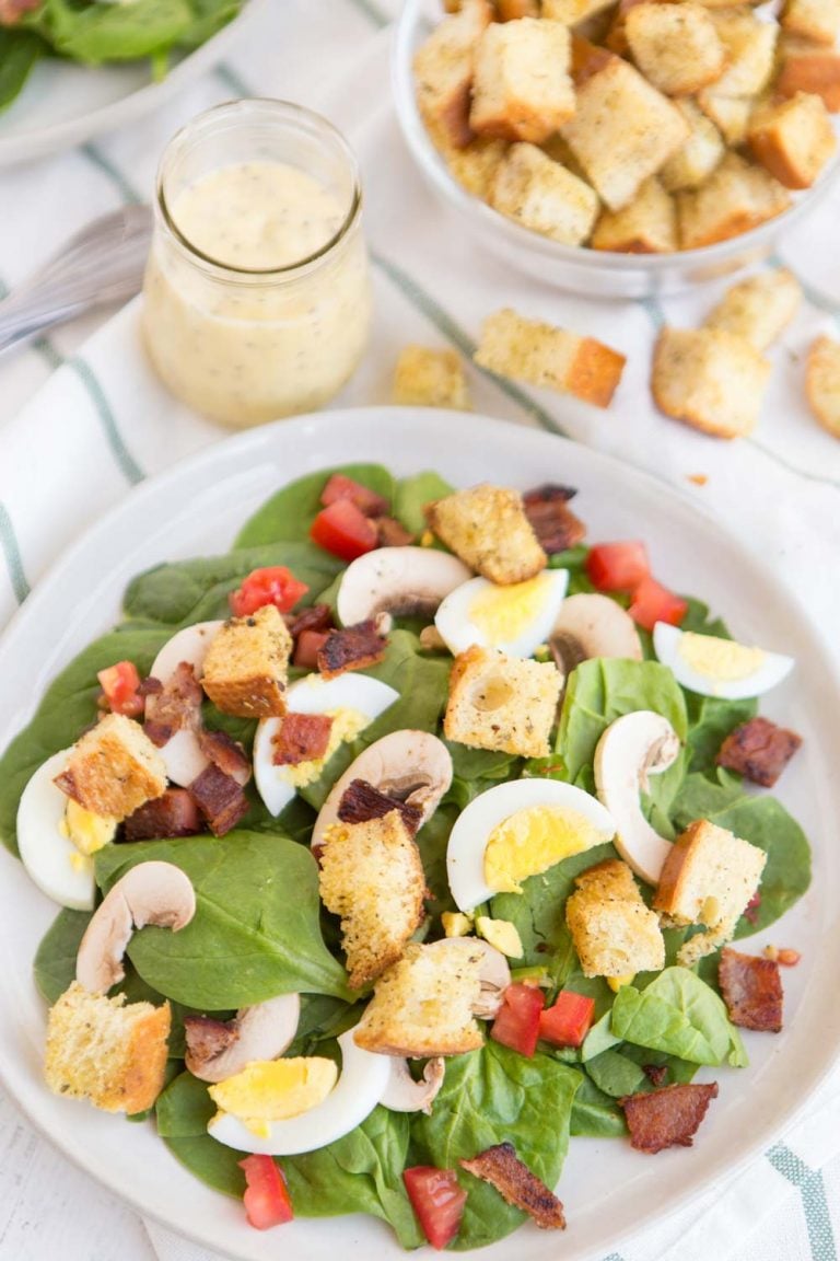 Spinach Salad – a Costco Copycat recipe!