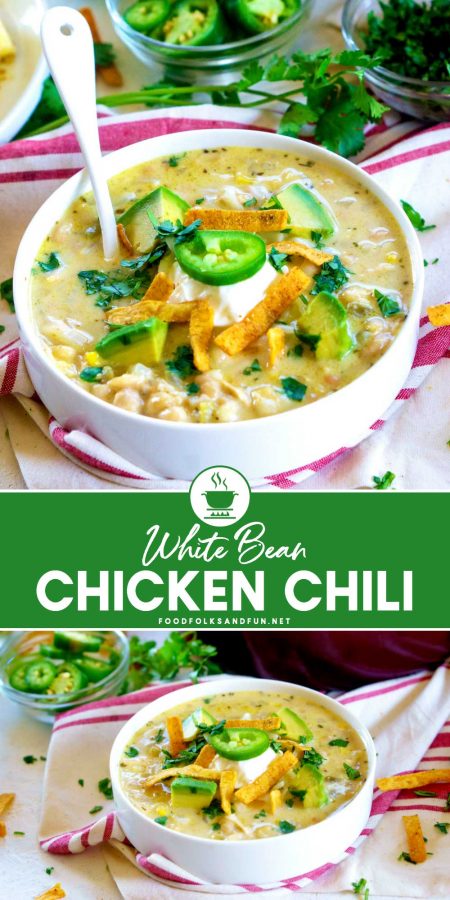 30-Minute White Chicken Chili • Food Folks and Fun