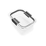 Container with clip on lid