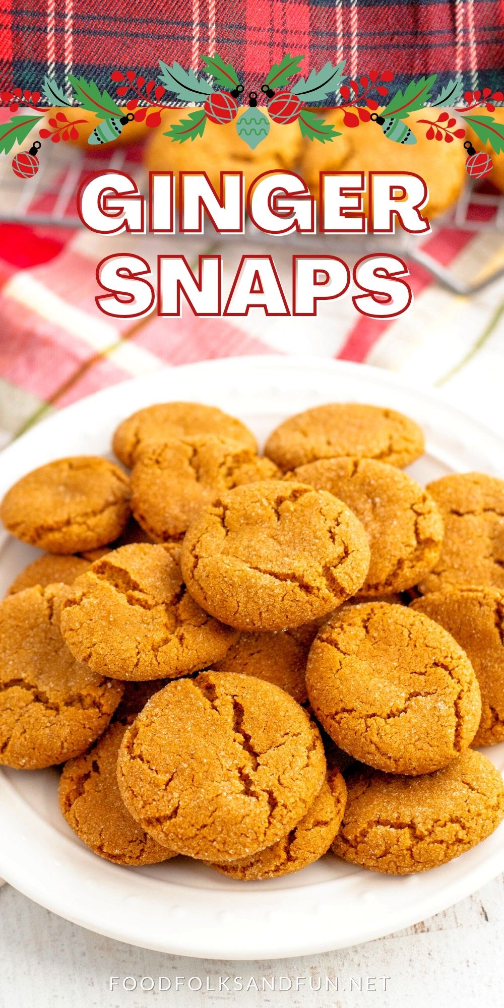 Whether you call them Gingersnaps, Ginger Snaps, Ginger Doodles, Ginger Biscuits, or Ginger Nut, this Gingersnap Cookie Recipe is the BEST! They’re great any time of the year or especially during Thanksgiving and Christmas time!  via @foodfolksandfun