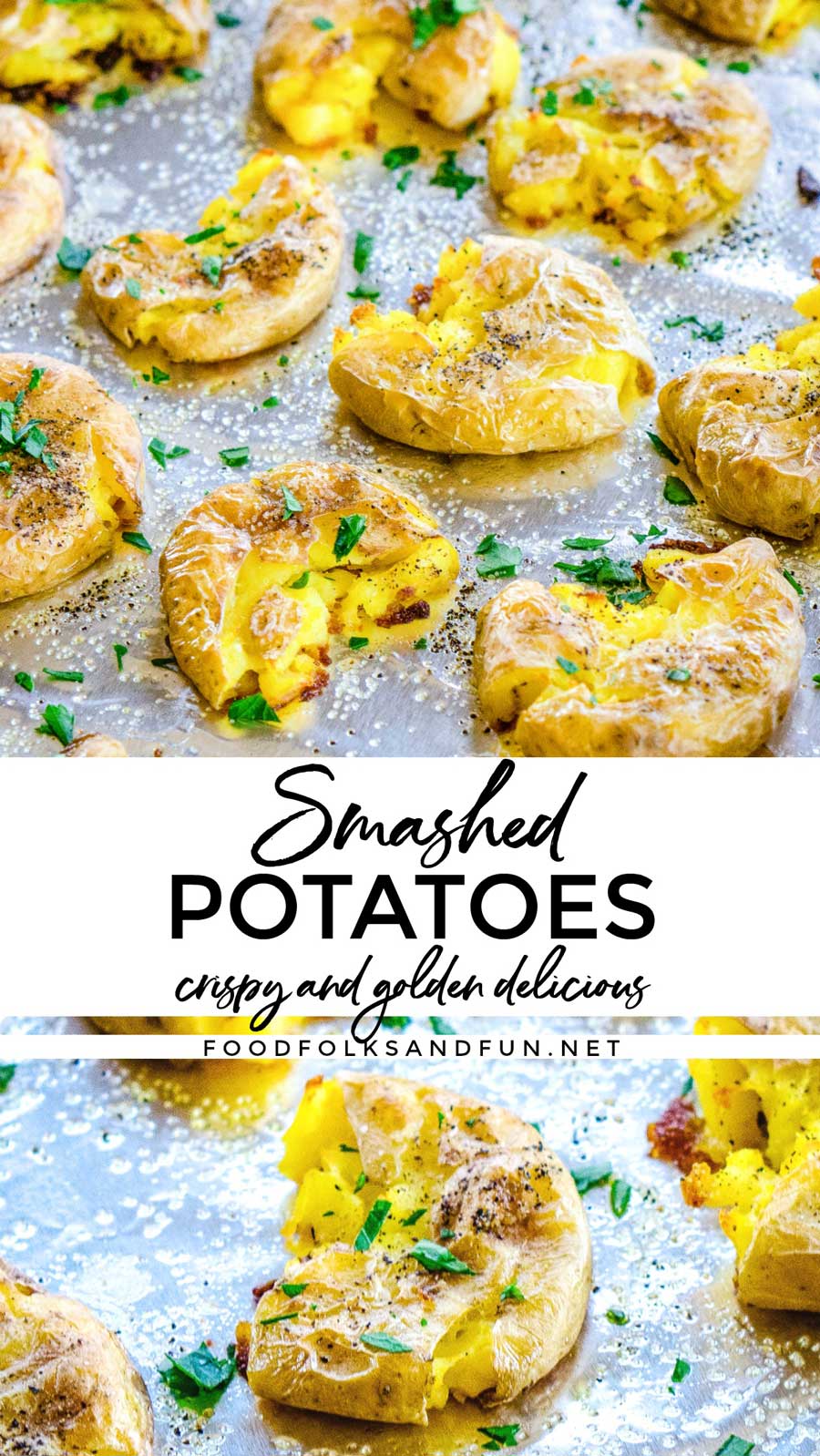 Smashed potatoes recipe