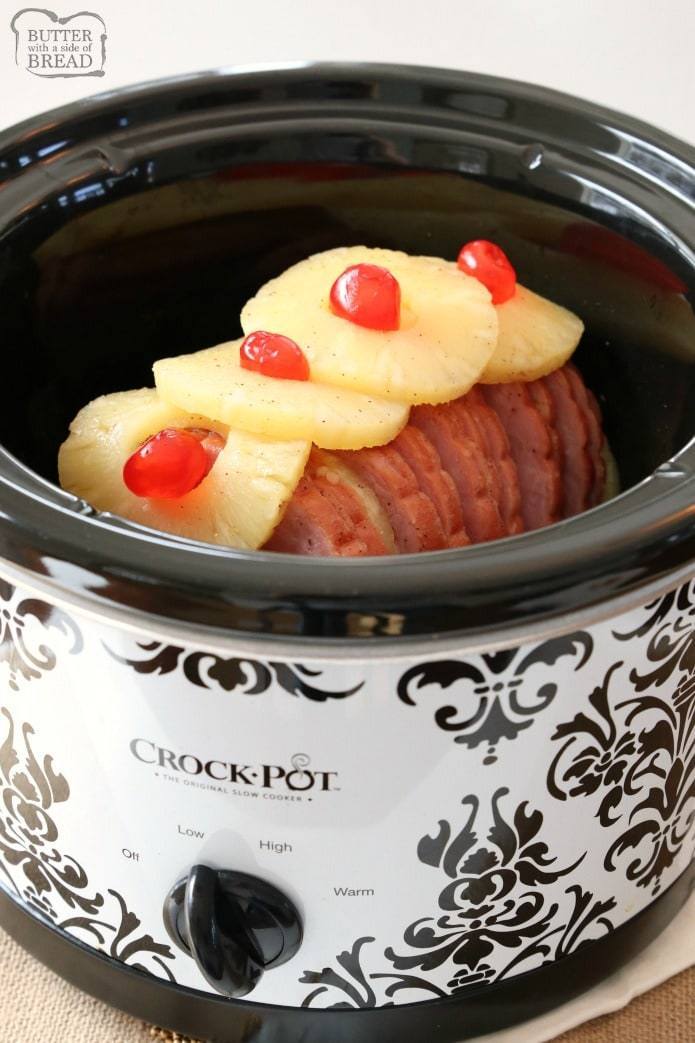 Ham slices in a Crock Pot