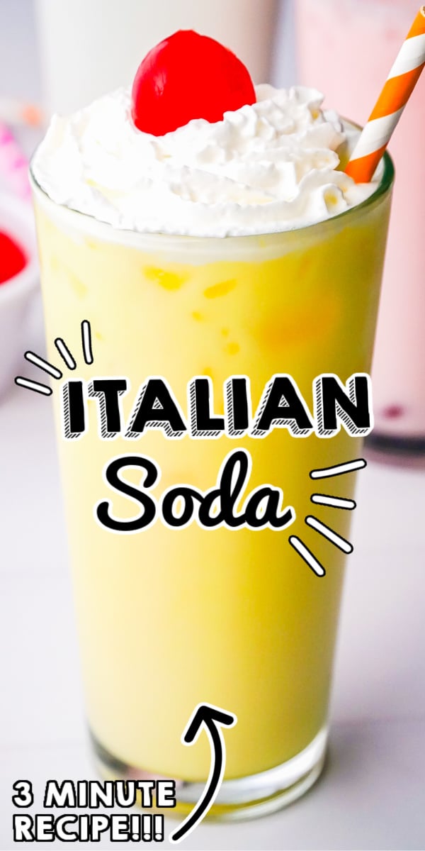Italian Sodas are fun and easy to customize. Let me show you how to make Italian soda at home with just 3 ingredients: sweet syrups, half-and-half, and club soda. via @foodfolksandfun