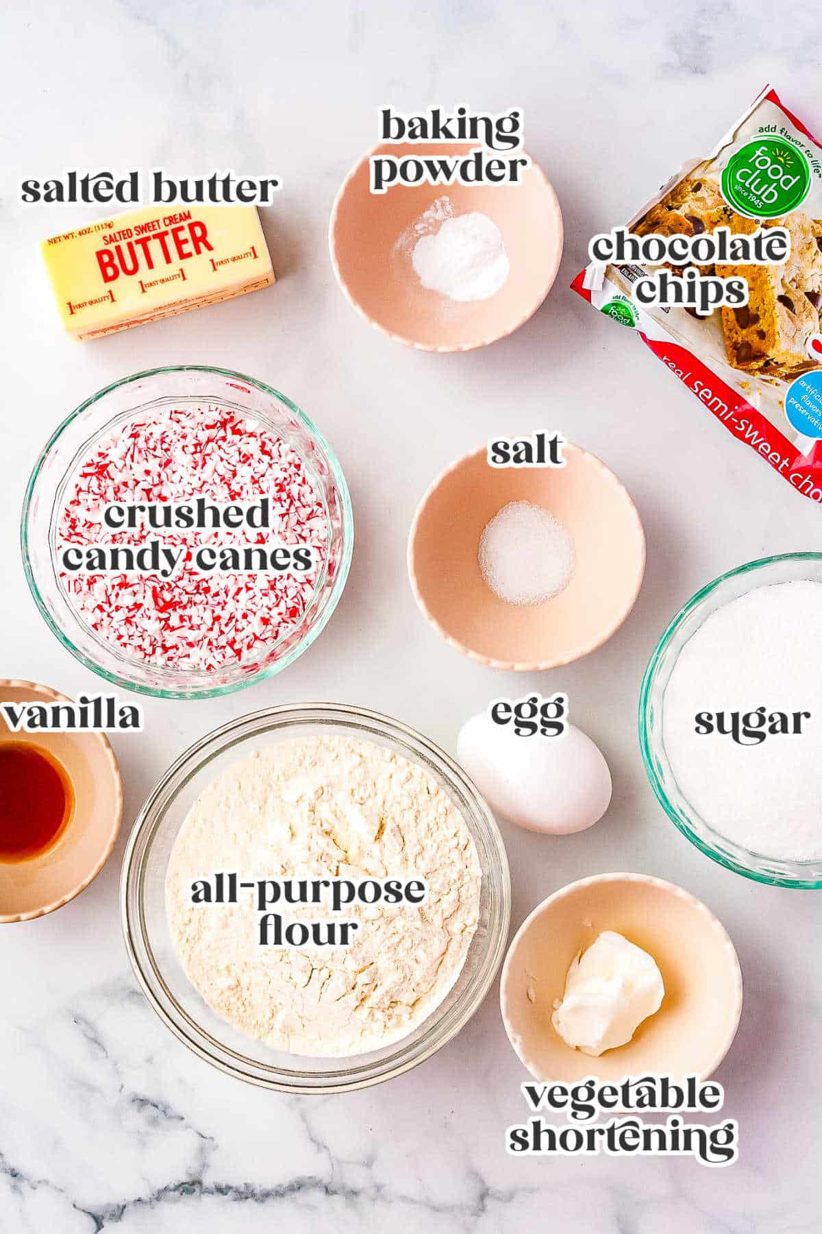 The ingredients with text overlay labeling each.