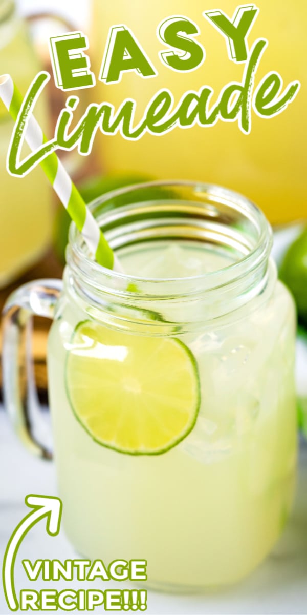 Refreshing homemade Limeade is easy to make, and the recipe calls for just three ingredients: lime juice, granulated sugar, and water. via @foodfolksandfun
