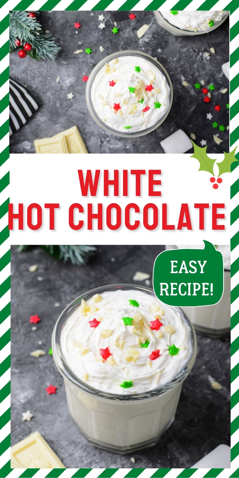 White Hot Chocolate is the creamiest and sweetest way to warm up. Made with simple ingredients in just 15 minutes, it’s a delicious treat for cozy winter evenings. via @foodfolksandfun