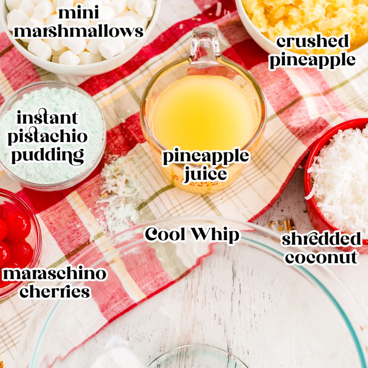 The ingredients with text overlay labeling each.