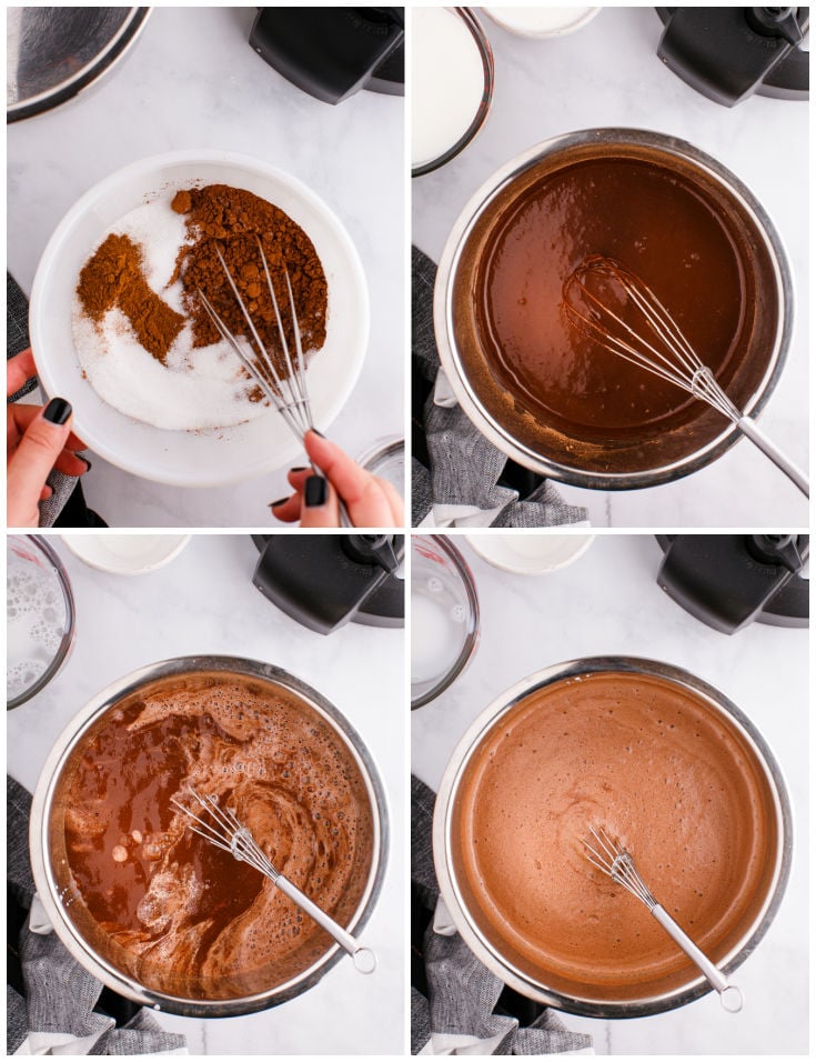 A picture collage of how to make this recipe.